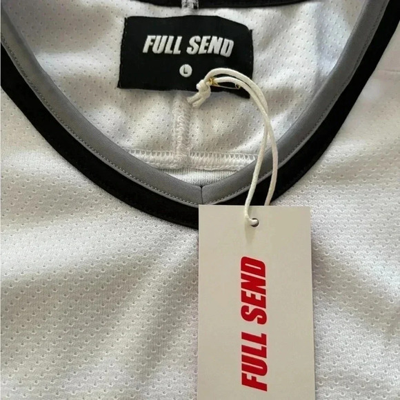 Full send white jersey NWT - Picture 2 of 2